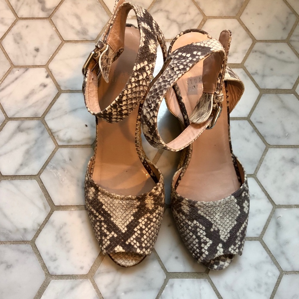 Stuart Weitzman Animal Print Espadrilles